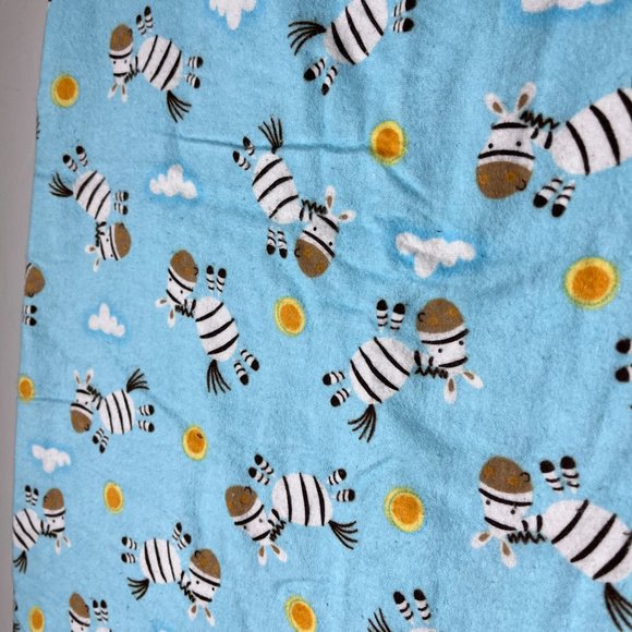 Jumping Zebra Baby Blanket - Picture 4 of 7